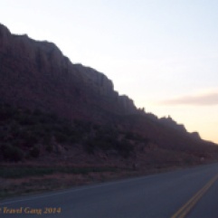 We caught sunset just as we were pulling into Moab
